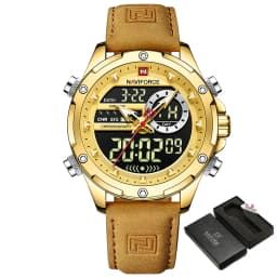NAVIFORCE Digital Men Military Watch Waterproof Wristwatch LED Quartz Clock Sport Watch Male Big Watches Men Relogios Masculino