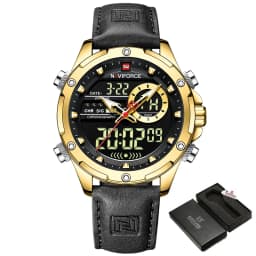 NAVIFORCE Digital Men Military Watch Waterproof Wristwatch LED Quartz Clock Sport Watch Male Big Watches Men Relogios Masculino