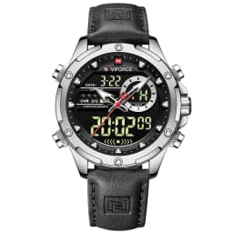 NAVIFORCE Digital Men Military Watch Waterproof Wristwatch LED Quartz Clock Sport Watch Male Big Watches Men Relogios Masculino