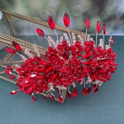 A315 Silver Wedding Hair Accessories Full Crystal Hair Jewelry Headpiece Handmade Bridal Tiara Vintage Bride Headband Headwear