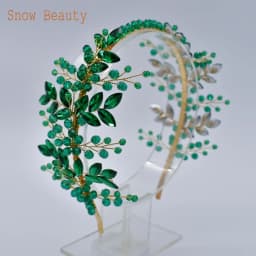 A315 Silver Wedding Hair Accessories Full Crystal Hair Jewelry Headpiece Handmade Bridal Tiara Vintage Bride Headband Headwear