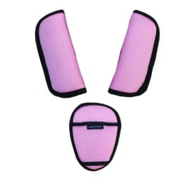 Baby Basket Harness With Lock Latch Car Seat Safety Belt Children 5 Points Seat Belt Horn Buckle Adjustable Shoulder Croch PAD