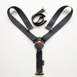 Baby Basket Harness With Lock Latch Car Seat Safety Belt Children 5 Points Seat Belt Horn Buckle Adjustable Shoulder Croch PAD