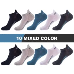 10Pairs/Lot High Quality Men Socks Ankle Breathable Cotton Sports Socks Mesh Casual Athletic Summer Thin Cut Short Sokken Gifts