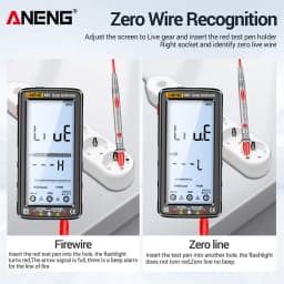 ANENG 681 Rechargable Digital Professional Multimeter Non-contact Voltage Tester AC/DC Voltage Meter LCD Screen Current Tester