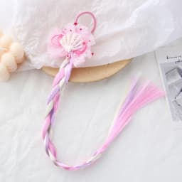 Princess Braid Elsa Headband Hairpiece Cosplay Braided Wigs for Elsa Dress Up Set for Toddler Girls Party Wedding Birthday