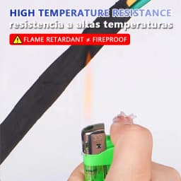 iLMH High Temperature Wire Harness Cloth Tape Automotive Cable Loom Heatproof Fabric Adhesive Tape, Engine Electrical Insulation