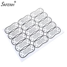 75pcs Adhesive Bikini Try On Sticker Labels Diy Crafts Transparent Hygiene Label Clear Tape Swimwear Lingerie Underwear