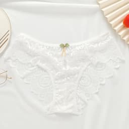 CINOON New Panties Women Lace Underwear Sexy Low-Waist Briefs Hollow Out G String Underpant Solid Transparent Female Lingerie