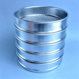 Dia 20cm From 8 Mesh to 200 Mesh Stainless Steel Net Chroming Body Test Sieve Standard Test Sieve Laboratory Sieve