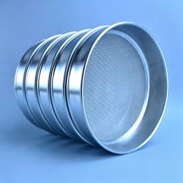 Dia 20cm From 8 Mesh to 200 Mesh Stainless Steel Net Chroming Body Test Sieve Standard Test Sieve Laboratory Sieve