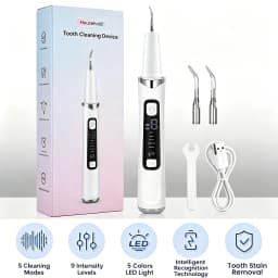 Ultrasonic Dental Scaler Electric Sonic Teeth Plaque Cleaner Dental Stone Removal For Teeth Tartar Stain Teeth Calculus Remover