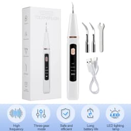 Ultrasonic Dental Scaler Electric Sonic Teeth Plaque Cleaner Dental Stone Removal For Teeth Tartar Stain Teeth Calculus Remover
