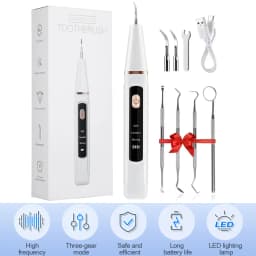 Ultrasonic Dental Scaler Electric Sonic Teeth Plaque Cleaner Dental Stone Removal For Teeth Tartar Stain Teeth Calculus Remover