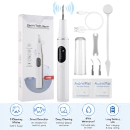 Ultrasonic Dental Scaler Electric Sonic Teeth Plaque Cleaner Dental Stone Removal For Teeth Tartar Stain Teeth Calculus Remover