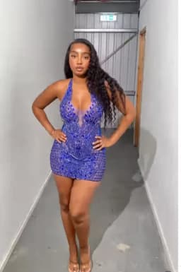 Sparkly 2026 Silver Short Prom Dress Luxury Halter Neck Beads Crystal Rhinestones Glitter Birthday Party Cocktail Robe Customize