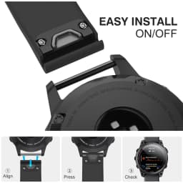 QuickFit 26mm 22mm Watch Strap For Garmin Fenix 7X 7 Pro Sapphire Solar Silicone Watchband Fenix 8 E 6X 6 Pro 5X 5 Plus Bracelet