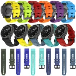 QuickFit 26mm 22mm Watch Strap For Garmin Fenix 7X 7 Pro Sapphire Solar Silicone Watchband Fenix 8 E 6X 6 Pro 5X 5 Plus Bracelet