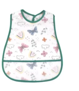 High Quality Adjustable Baby EVA Bibs Cartoon Cotton Child Waterproof Lunch Feeding Bibs For Kids Girls Boys Feed Accessories