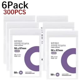 500-1PCS HD Transparent Kpop Idol Card Protective Sleeve Cards Game Poker Waterproof Protector Game Board Photos Holder Sleeves