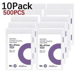 500-1PCS HD Transparent Kpop Idol Card Protective Sleeve Cards Game Poker Waterproof Protector Game Board Photos Holder Sleeves