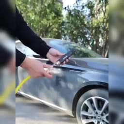 SEAMETAL Adjustable Car Wash Water Gun High Pressure Metal Car Wash Straight Nozzle Washer Spray Sprinkler for Car Washing Tool
