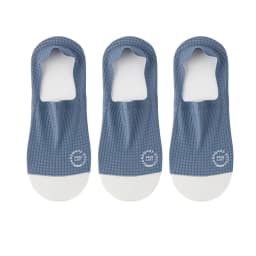 3Pairs Men's Invisible Socks Thin Breathable Comfortable High Quality Waffle Pattern Boat Sock Sweat-absorbing Casual Mesh Sox