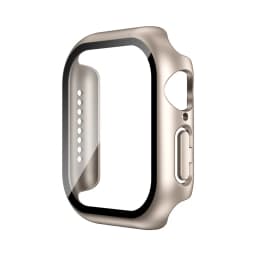 Tempered Glass+Case For Apple Watch 38mm 40mm 41mm 42mm 44mm 45mm 46mm Screen Protector Protective Cover iWatch 10 8 7 9 6 SE 5