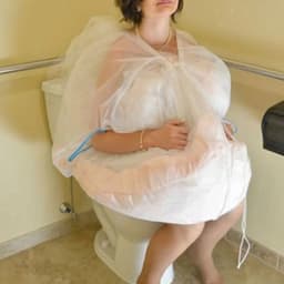 Women Petticoat Gatherer Dress Underskirt Save Bride From Toilet Bridal Gown Buddy Partner Gather Skirt Slip Wedding Accessories