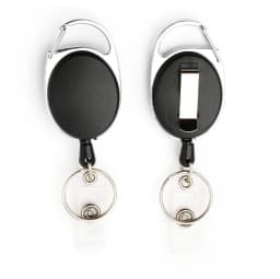 5PCS Retractable Reel ID Lanyard Name Tag Card Badge Support Key Chain Anti-Lost Clip Nurse Office Supplies