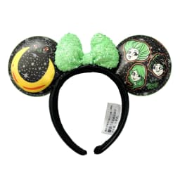 Disney Minnie Mickey Ears Headband Holiday Party Sequins Headdress Bows EARS COSTUME Headband Cosplay Plush Adult/Kids Gift