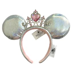 Disney Minnie Mickey Ears Headband Holiday Party Sequins Headdress Bows EARS COSTUME Headband Cosplay Plush Adult/Kids Gift