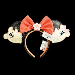 Disney Minnie Mickey Ears Headband Holiday Party Sequins Headdress Bows EARS COSTUME Headband Cosplay Plush Adult/Kids Gift