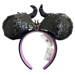 Disney Minnie Mickey Ears Headband Holiday Party Sequins Headdress Bows EARS COSTUME Headband Cosplay Plush Adult/Kids Gift