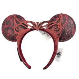 Disney Minnie Mickey Ears Headband Holiday Party Sequins Headdress Bows EARS COSTUME Headband Cosplay Plush Adult/Kids Gift