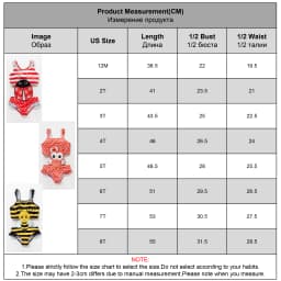 Honeyzone Child Swimsuit Pyjama Bimba Cute Bee Bikini Baby Girls Swimwear Summer Fashion Beach Suit 1-8T Swimwear Kids Naissance
