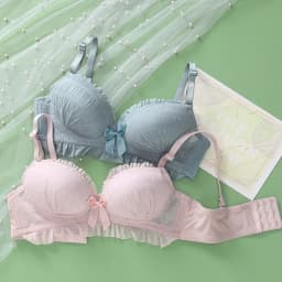 Girls Bra Set Women's Lace Seamless Wireless Push Up Comfortable Breathable Sports Underwear Suit 4 Colors Soft Cute Bra Pants