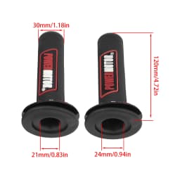 Motorcycle Motorbike 24 22mm Handle Grips Universal Handlebar Rubber Gel Hand Grip Brake Motocross Dirt Pit Bike