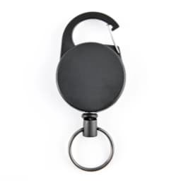 High Strength Steel Wire Pull Keyring Tag Card Holder Retractable Reel Zinc Alloy ABS Plastic ID Badge Holders Stationery