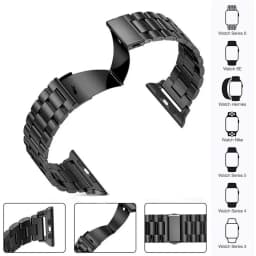 Metal Strap for Apple Watch Band 46mm 42mm 44mm 45mm 40 41mm Stainless Steel Wristband iWatch Series 11 10 9 8 7 6 SE Ultra 49mm