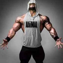 2022 New Men Bodybuilding Cotton Tank top Gyms Fitness Hooded Vest Sleeveless Shirt Summer Casual Fashion Workout Brand Clothing