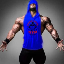 2022 New Men Bodybuilding Cotton Tank top Gyms Fitness Hooded Vest Sleeveless Shirt Summer Casual Fashion Workout Brand Clothing
