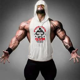 2022 New Men Bodybuilding Cotton Tank top Gyms Fitness Hooded Vest Sleeveless Shirt Summer Casual Fashion Workout Brand Clothing