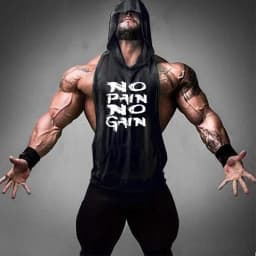 2022 New Men Bodybuilding Cotton Tank top Gyms Fitness Hooded Vest Sleeveless Shirt Summer Casual Fashion Workout Brand Clothing