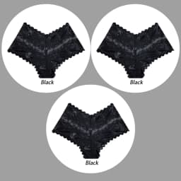 3PCS Underwear Women Sexy Lace Women Panties Seamless Hollow Out Briefs Transparent Female Underwear Breathable Lingerie