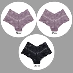 3PCS Underwear Women Sexy Lace Women Panties Seamless Hollow Out Briefs Transparent Female Underwear Breathable Lingerie