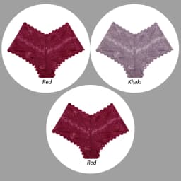 3PCS Underwear Women Sexy Lace Women Panties Seamless Hollow Out Briefs Transparent Female Underwear Breathable Lingerie