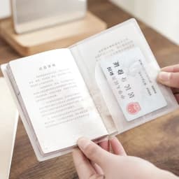 1pcs Passport Cover PVC Waterproof Case for Passport Wallet Business Credit Card Documents Holder Protective Pouch