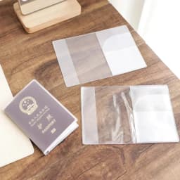 1pcs Passport Cover PVC Waterproof Case for Passport Wallet Business Credit Card Documents Holder Protective Pouch