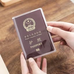 1pcs Passport Cover PVC Waterproof Case for Passport Wallet Business Credit Card Documents Holder Protective Pouch